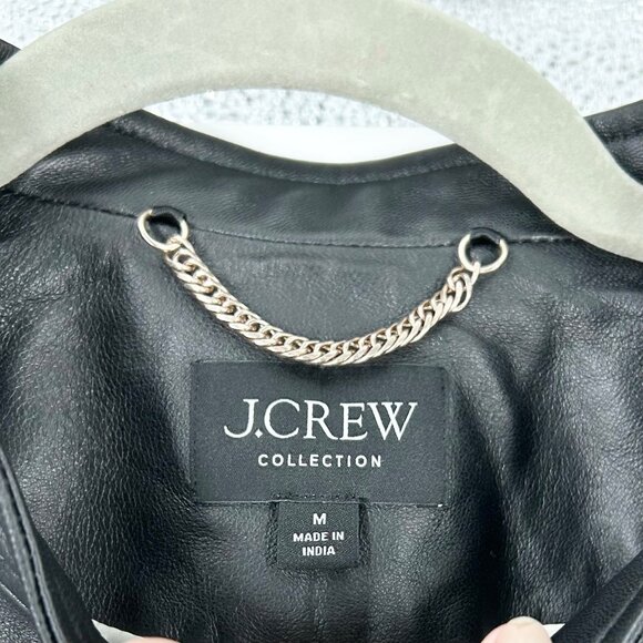 J. Crew Collection Jody Leather Lady Jacket - Picture 8 of 11